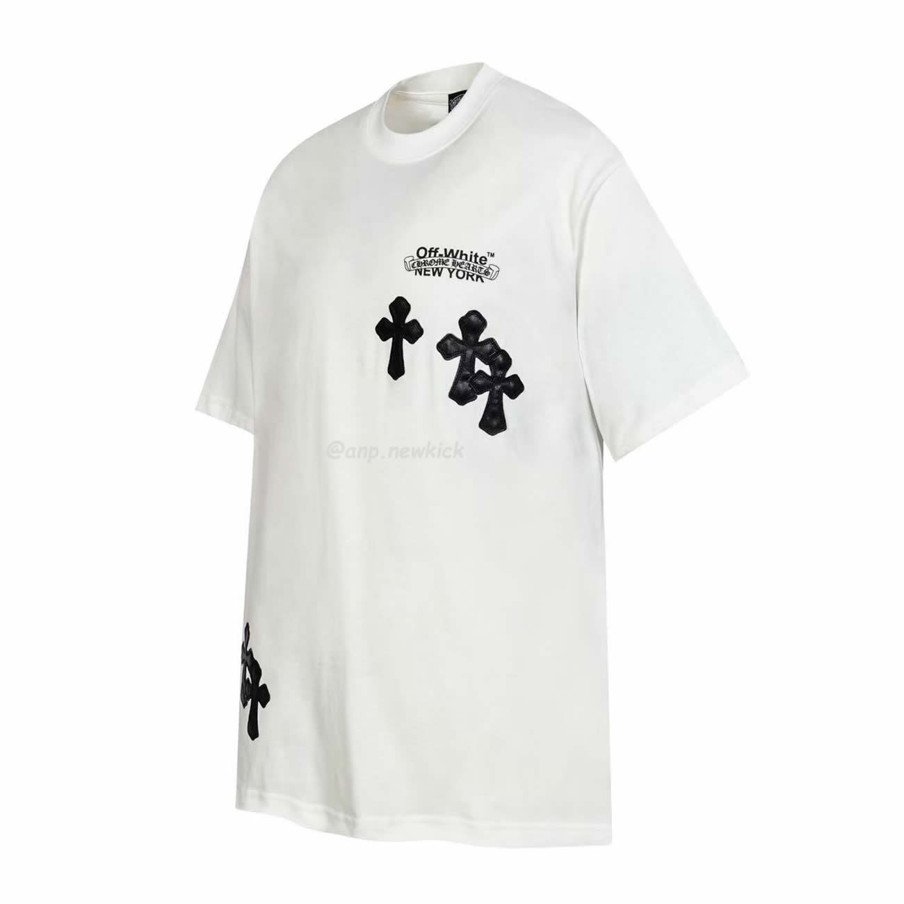 Chrome Hearts X Off White Casual Tee (4) - www.newkick.vip